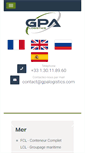 Mobile Screenshot of gpalogistics.com